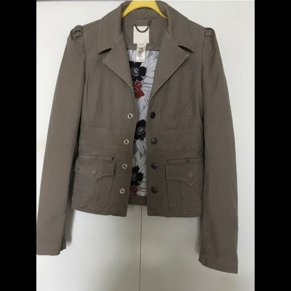 DIESEL Army Military FIELD SAFARI Jacket XS Classic 97% Cotton Denim pockets - Picture 1 of 12